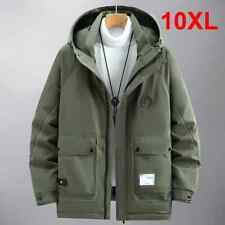 Used, Winter Fleece Jacket Men Coats Plus Size Fashion Casual Cargo Outerwear Tops for sale  Shipping to South Africa