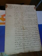 Antico documento carta usato  Oliveto Lario