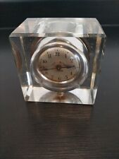 Vintage paperweight clock for sale  STAINES-UPON-THAMES