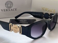 Gafas de sol Versace 4361 para hombre lentes negras y grises 141 mm segunda mano  Embacar hacia Argentina