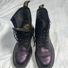 Doc Martens Vintage Purple Smooth Leather 1460 8 Hole Boots Uk 7 / EU  41 for sale  Shipping to South Africa