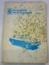 Rover 2000 illustrated for sale  LEICESTER