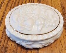 oval jewelry trinket box for sale  Burton