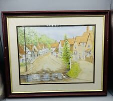 Framed watercolour painting for sale  SUDBURY