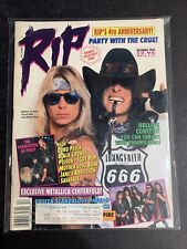 1990 RIP Magazine * DEZ * Motley Crue *Metallica centerfold * #RIP-02, usado comprar usado  Enviando para Brazil