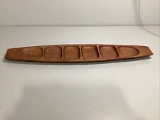 mid century wooden tray for sale  Rockford