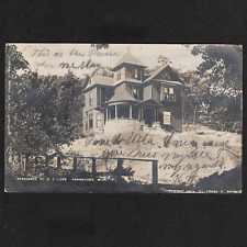 RPPC MI Frankfort, Michigan: RESIDENCE OF E.E. LOBB Mailed 1911 Frank P. Wright for sale  Shipping to South Africa