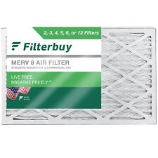 Filterbuy 20x30x1 plissada, filtros de ar de substituição para forno de HVAC Ac (Merv 8) comprar usado  Enviando para Brazil