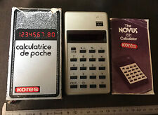 Calculator calculatrice kores d'occasion  Paris X