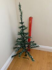 Vintage Winfield Collapsible Green And Silver Christmas Tree 4' ~ Missing Stand for sale  Shipping to South Africa