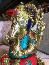 Ganesh large brass for sale  PWLLHELI