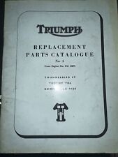 Triumph replacement parts for sale  KIDDERMINSTER