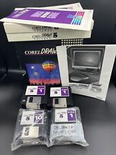 Vintage Corel Draw 5 LOT 1994 PC Floppy Disk, 2 Full Sets (1 New), 1 Partial Set for sale  Shipping to South Africa