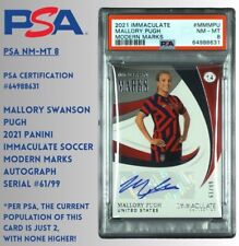 MALLORY PUGH SWANSON 2021 PANINI MARCAS MODERNAS IMACULADAS AUTOGRAFADAS /99 USWNT PSA 8 comprar usado  Enviando para Brazil