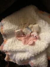 Handknitted baby blanket for sale  FALKIRK