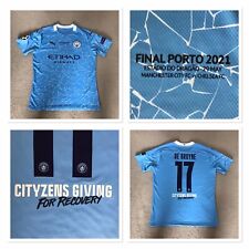 Camiseta de fútbol americano Manchester City Puma Player Issue Pro Home talla L, UCL FINAL 2021 segunda mano  Embacar hacia Argentina