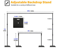 Backdrop stand 10x7ft for sale  Grafton