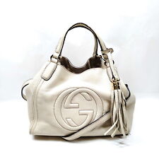 Gucci Hand Bag Beige Leather 2221806, brukt til salgs  Frakt til Norway