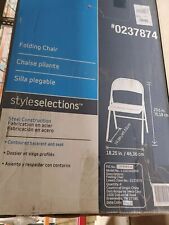 4 cadeiras dobráveis de aço de grau comercial na caixa original comprar usado  Enviando para Brazil