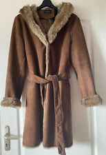 Manteau capuche marron d'occasion  Angers-