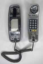 Telefone fixo modelo transparente antigo da década de 1990 Radio Shack 43-820 NÃO TESTADO, usado comprar usado  Enviando para Brazil