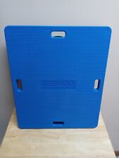 CanDo Balance Wobble Board Blue Rectangle MVP 15x18", Level 3 Green Ball, used for sale  Shipping to South Africa