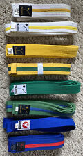Taekwondo coloured belt for sale  RUGBY