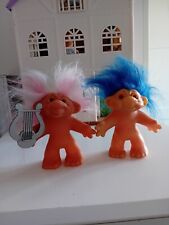 Pair vintage trolls for sale  UK