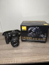 Câmera Digital SLR Nikon D5300 24.2 MP Preta (18-55mm f/3.5-5.6G VR II KIT) comprar usado  Enviando para Brazil