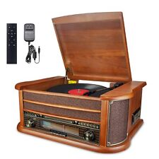 BIGMONAT Record Player Vinyl Turntable Stereo Bookshelf Speakers Vintage Hi-Fi for sale  Shipping to South Africa