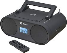 Sistema de áudio portátil KLIM Boombox B4 CD AM/FM player com Bluetooth, MP3, controle remoto comprar usado  Enviando para Brazil