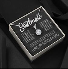 Soulmate necklace valentines for sale  LONDON