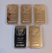 Silver bullion bars for sale  SANDY