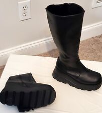 Platform boots black for sale  Dallas