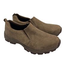  Zibu "Sannie" Brown Faux Suede Slip-on Shoes Comfort Walking Shoes 8 M for sale  Shipping to South Africa