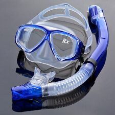 Used, Optical Diving Gear Kit Myopia Snorkel Set Nearsighted Dry Top Scuba Mask for sale  Shipping to South Africa