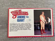 KARTA FIGUREK AKCJI Andre The Giant (1986) LJN WWF WWE na sprzedaż  Wysyłka do Poland