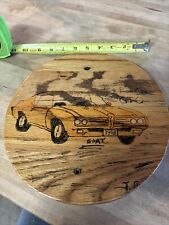 Placa de arte feita à mão em madeira 1969 Pontiac GTO madeira de carvalho comprar usado  Enviando para Brazil