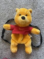 Usado, Mochila de pelúcia Winnie the Pooh Bear 15" bolsa de brinquedo de pelúcia adultos crianças vintage rara comprar usado  Enviando para Brazil