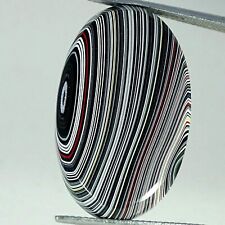 11.20 Cts Lab-Created Oval Fordite Wire Wrap Cabochon Bracelet Making 17X28X5MM, used for sale  Shipping to South Africa
