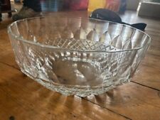 Crystal punch bowl for sale  LONDON