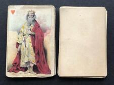 c1838 Jeu Romantique French Playing Cards de Nanteuil Mantoux 30/32 Rare Antique for sale  Canada