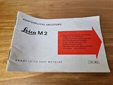 Leica bedienungsanleitung gebr gebraucht kaufen  Berlin