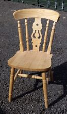 Ash fiddleback chair for sale  NOTTINGHAM