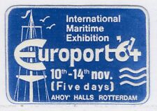 Europort 1964 Rotterdam Cinderella Poster Stamp Advertising Marks A7P5F184 for sale  Shipping to South Africa