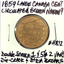 1859 canada cent for sale  Shipping to Ireland