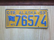 Alaska 1953 license for sale  Lake Panasoffkee