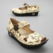 ALEGRIA Ladies 38 (8-8.5) Paloma Mary Jane Hook Loop Strap Rose Floral PAL-514 for sale  Shipping to South Africa