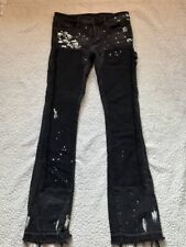 Jeans jeans Rockstar original masculino RSM 205 flare preto tamanho 30x34 comprar usado  Enviando para Brazil