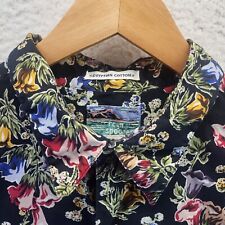 Usado, Camisa havaiana masculina vintage Reyn Spooner botão grande algodão egípcio padrão floral comprar usado  Enviando para Brazil